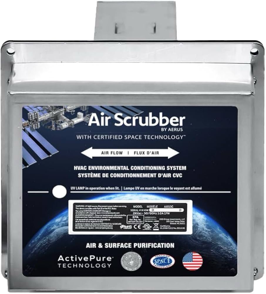 Aerus Air Scrubber Induct 2000 Whole Home Air Purifier Ozone Free