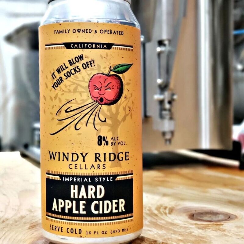 Cans of Hard Apple Cider