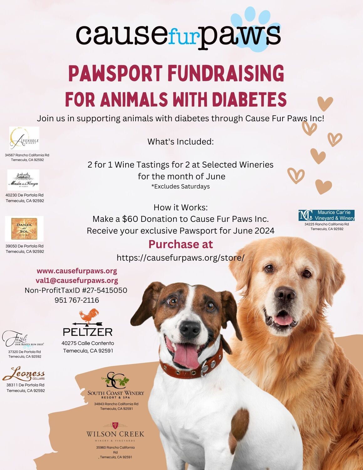 Cause Fur Paws Pawsport