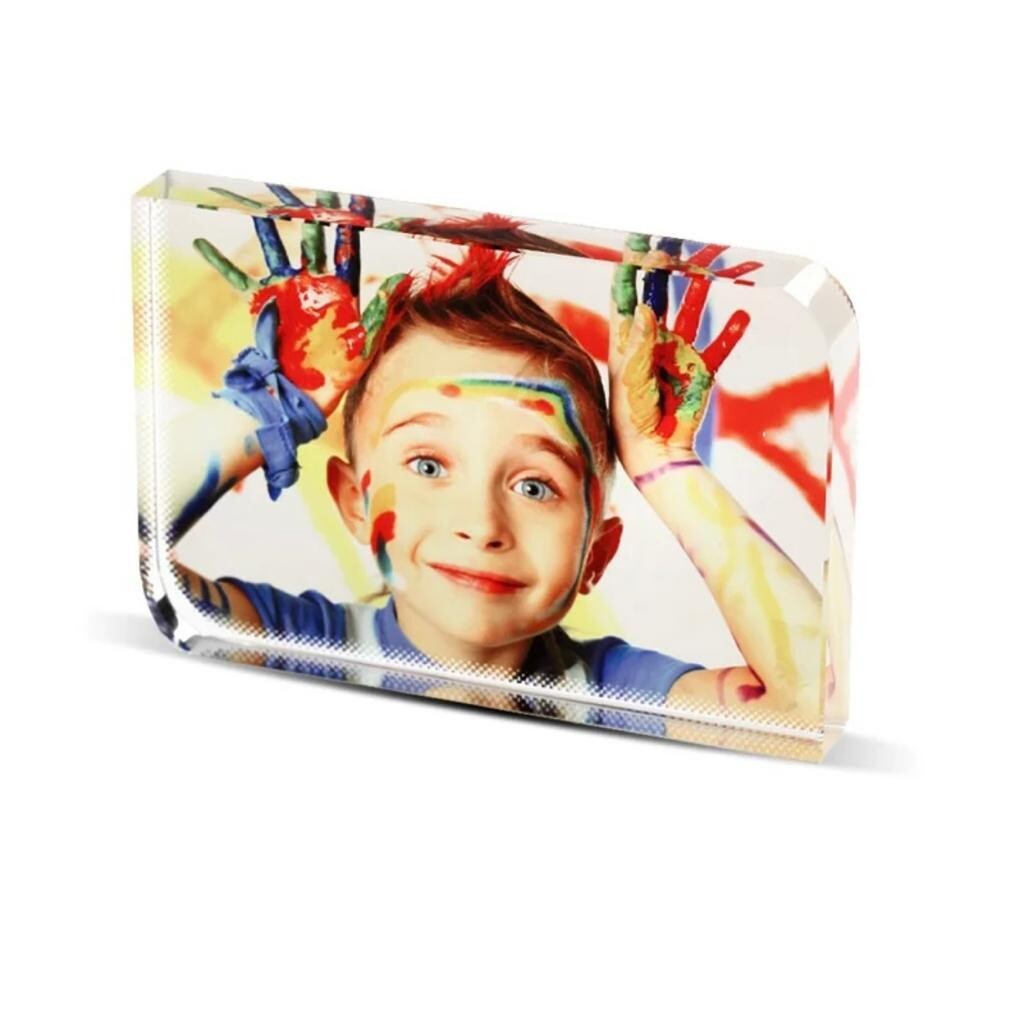 Rectangle Photo Crystal Block