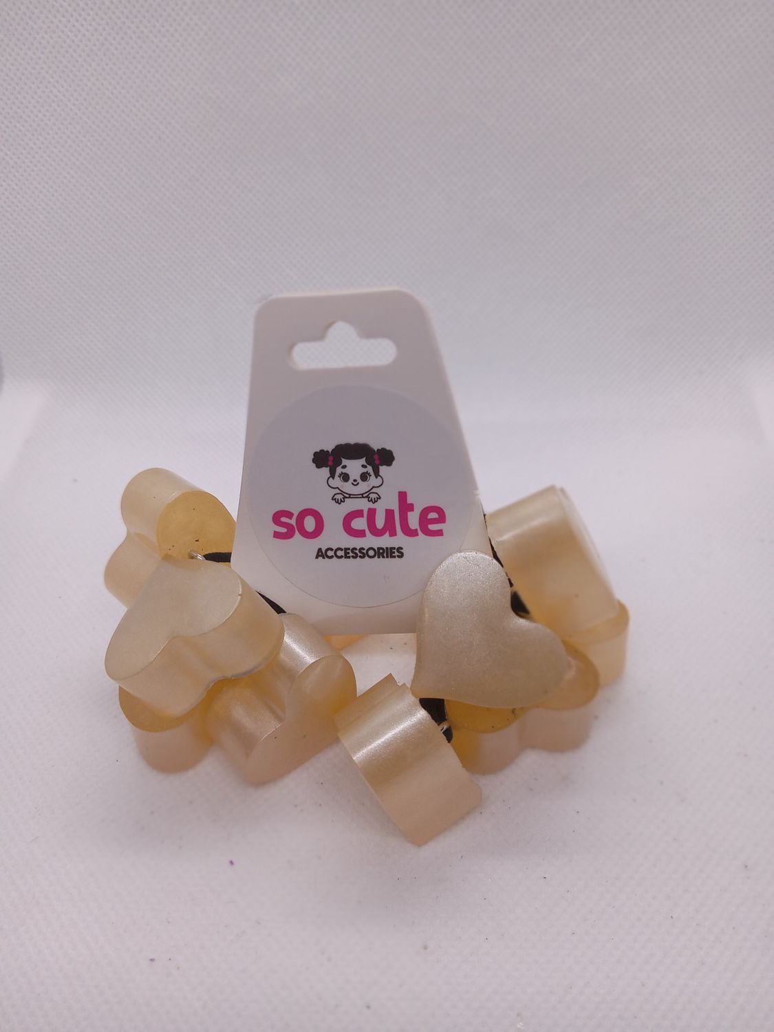 Yellow Cream Hearts 6