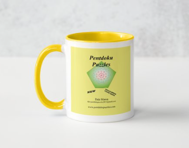 Pentdoku Puzzles Logo Mug