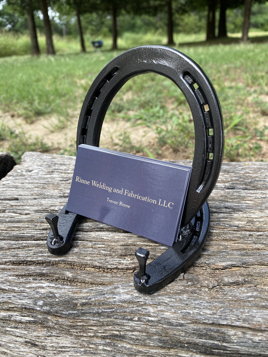 Horseshoe Business Card Holder