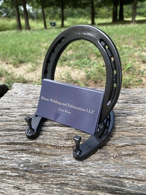 Horseshoe Business Card Holder