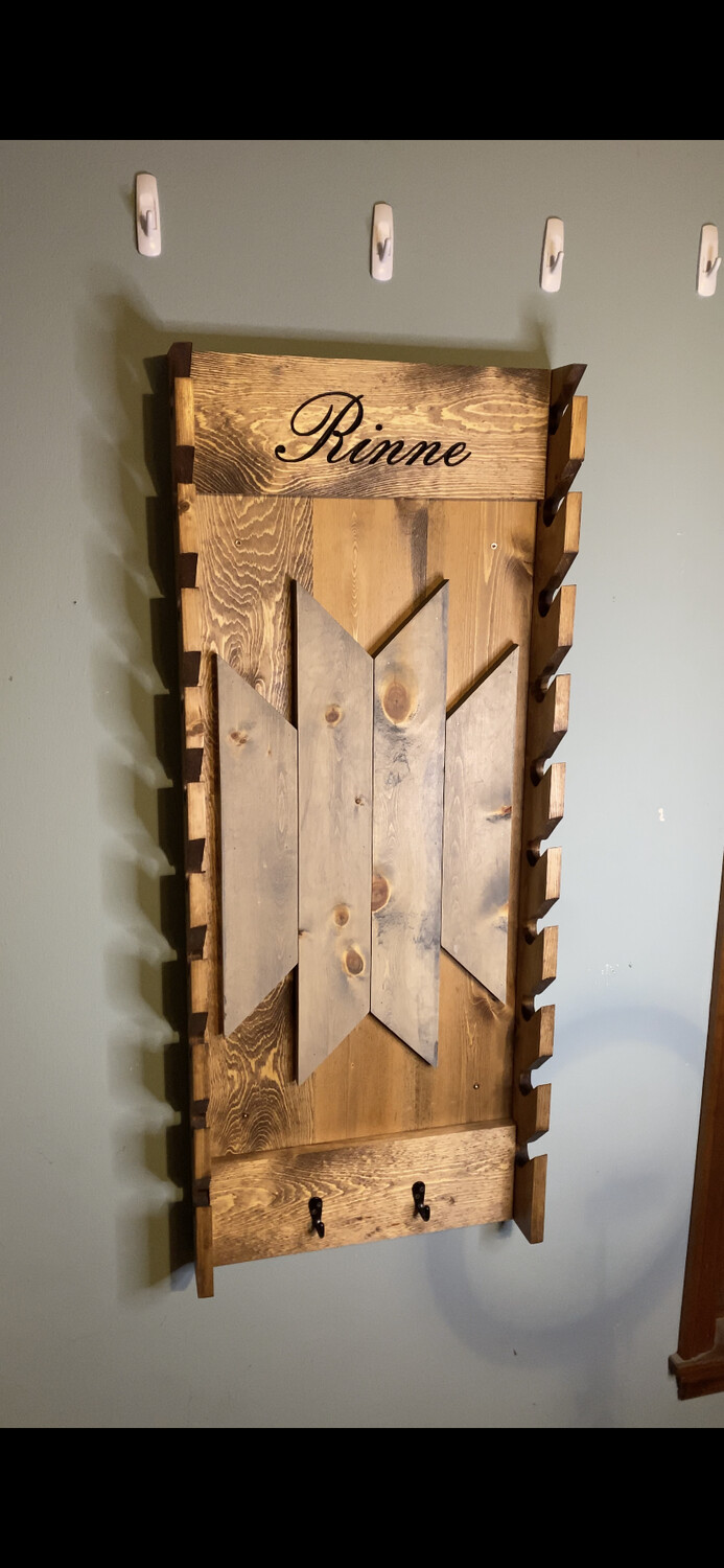 Wooden Hat Rack