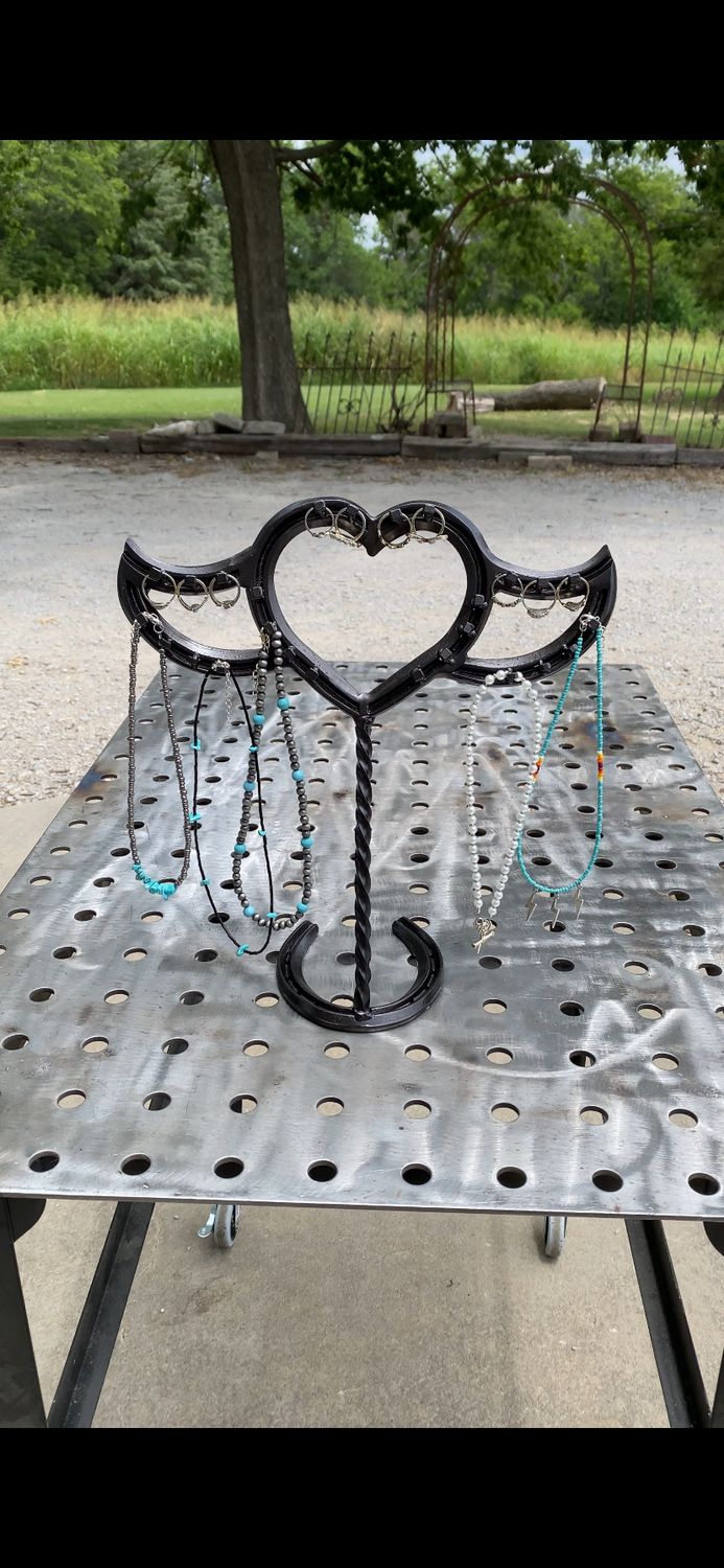 Horseshoe Jewelry Rack