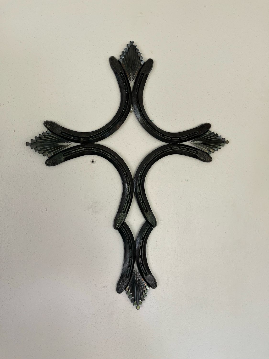 Horseshoe &amp; Nail Cross