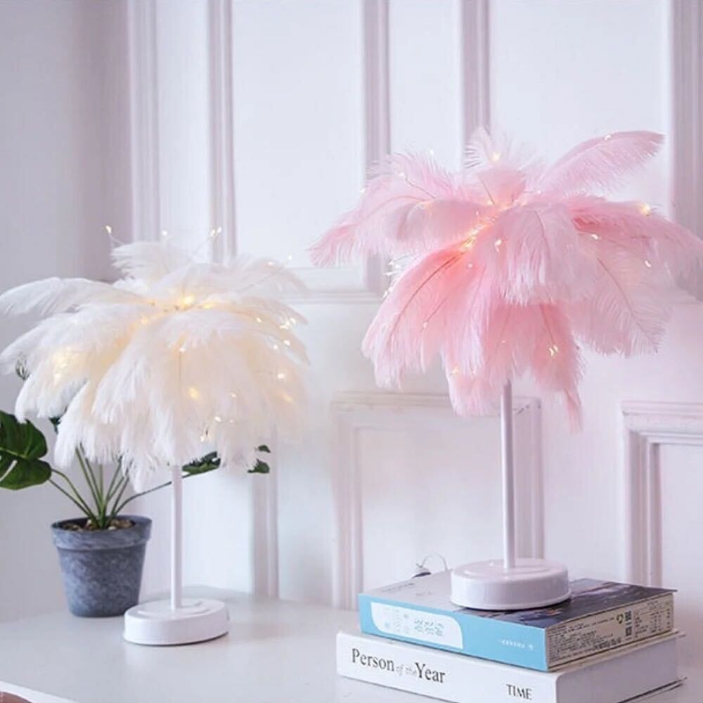 Feather Decorative Table Lamp