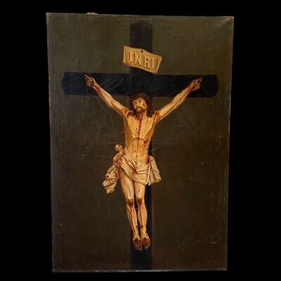 Wonderful Christ oil on canvas Italy 19th century