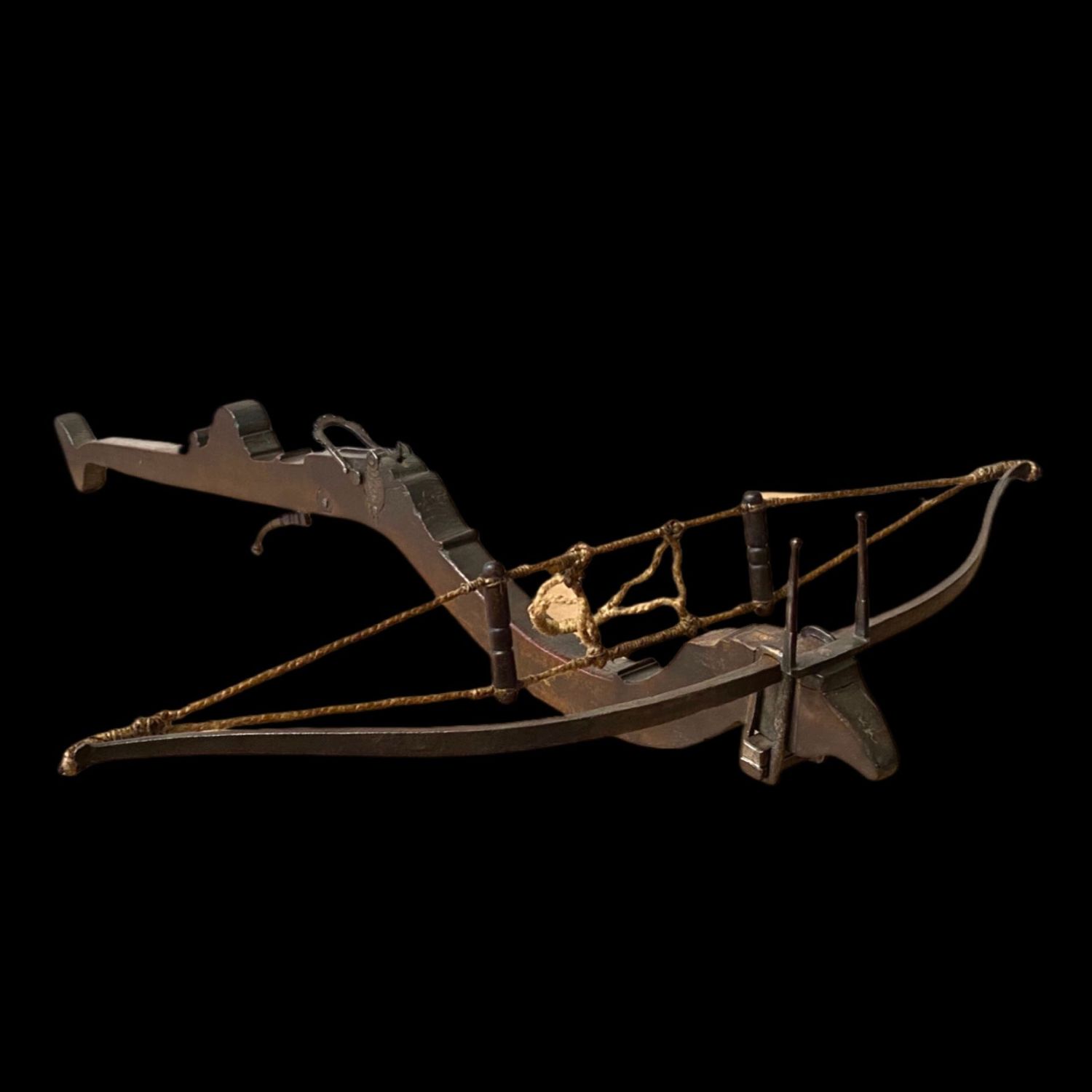 Wood and iron bullet crossbow, Italy 17th-18th century