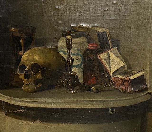 Painting on the theme of Memento Mori, Italy, 19th century
