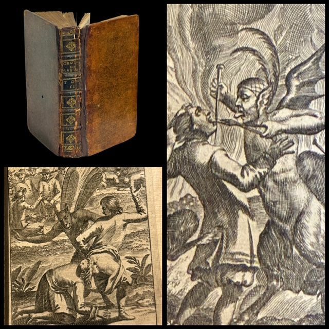 Libro raro, Les Oeuvres de Don Francisco de Quevedo, stampata Bruxelles 1718