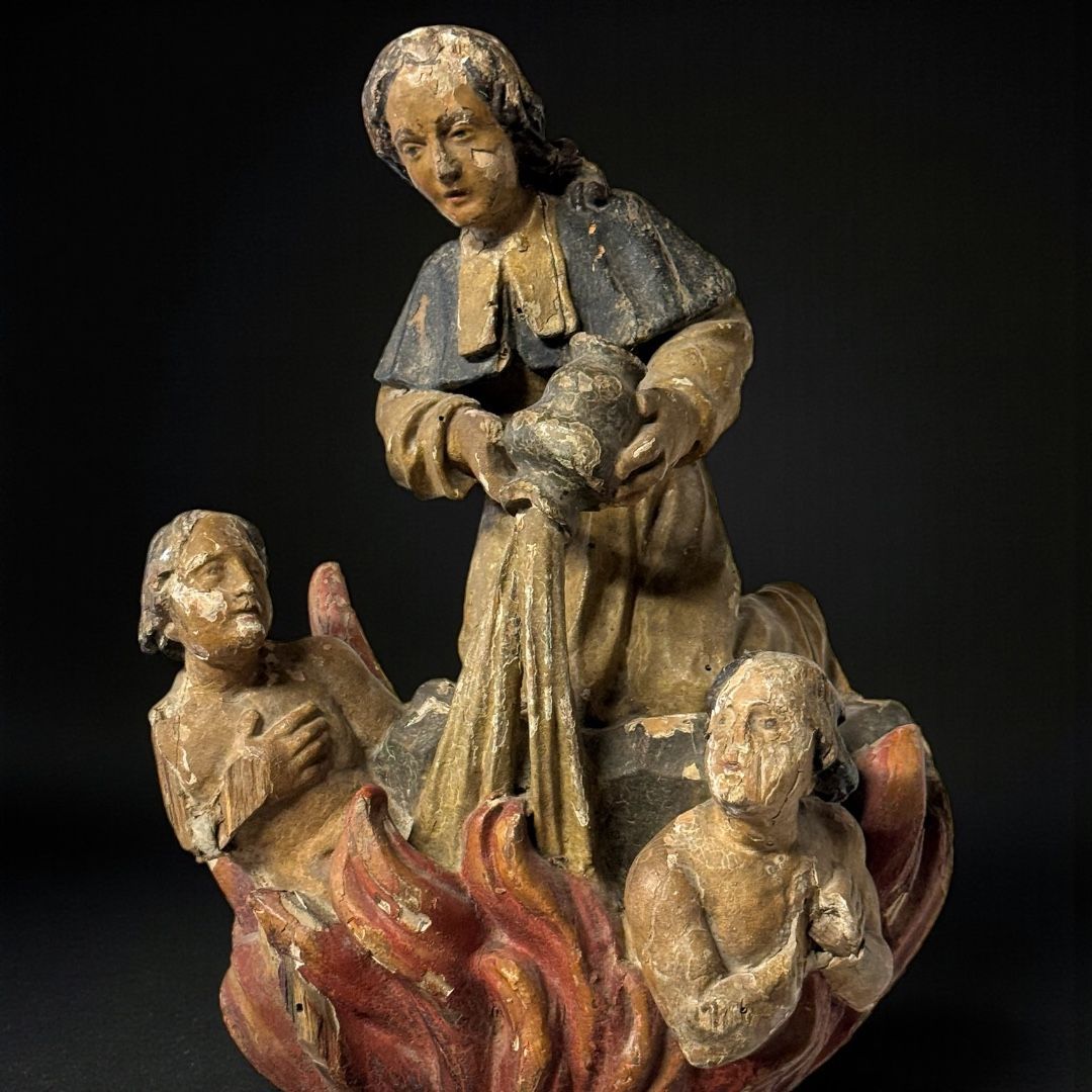 Processional sculpture of the Souls in Purgatory Italy, 18th century Processional sculpture of the Souls in Purgatory Italy, 18th century