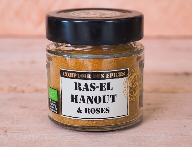 Ras-el-hanout & pétales de roses BIO - 50 gr - Le Comptoir des épices