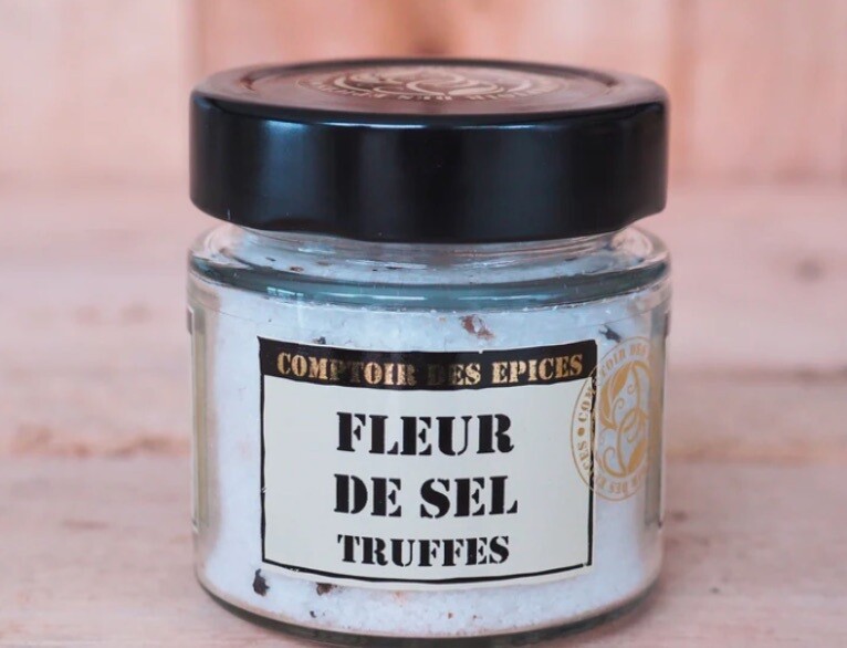 Fleur de Sel aux Truffes Blanches d'été - 100 gr - Le Comptoir des épices
