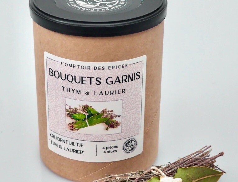 Bouquet garni BIO - Thym & Laurier - 4 pièces