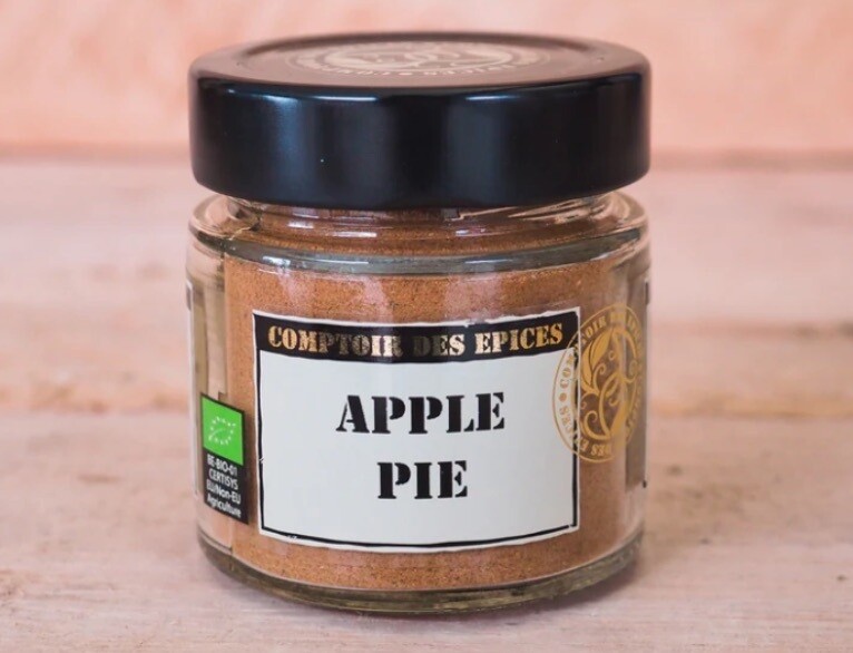 Mélange Apple Pie à la Vanille BIO - 50 gr - Le comptoir des épices