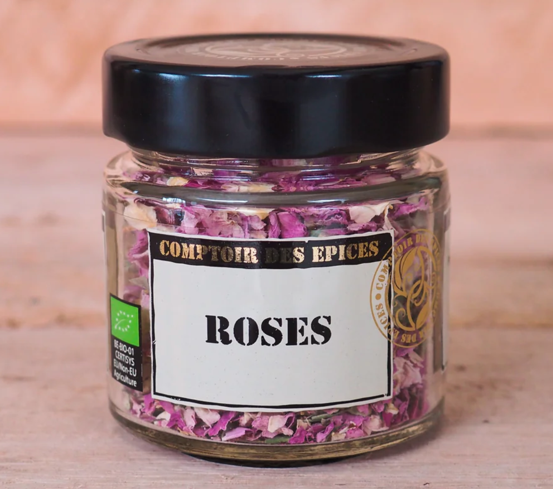 Roses Pétales BIO - 7 gr - Le Comptoir des épices