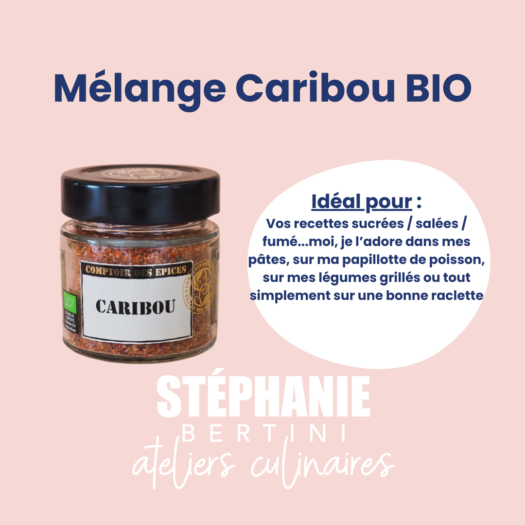 Mélange Caribou - BIO - 70 gr - Le Comptoir des épices