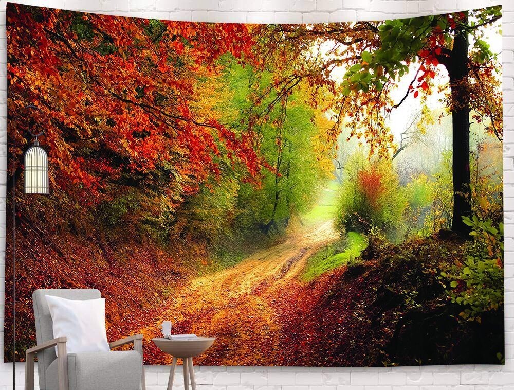 Landschafts Wandtuch/Wandteppich: Herbst