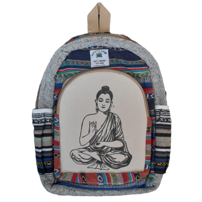 Handgefertigter Rucksack aus Indien "Traditionelle Dame"