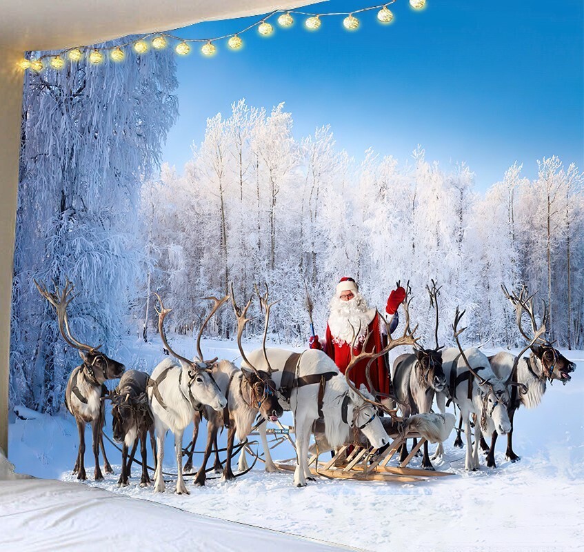 Weihnachts Wandtuch/Wandteppich: Weihnachtswunder