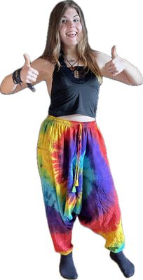 Hochwertige bunte GOA-Hosen aus Nepal
