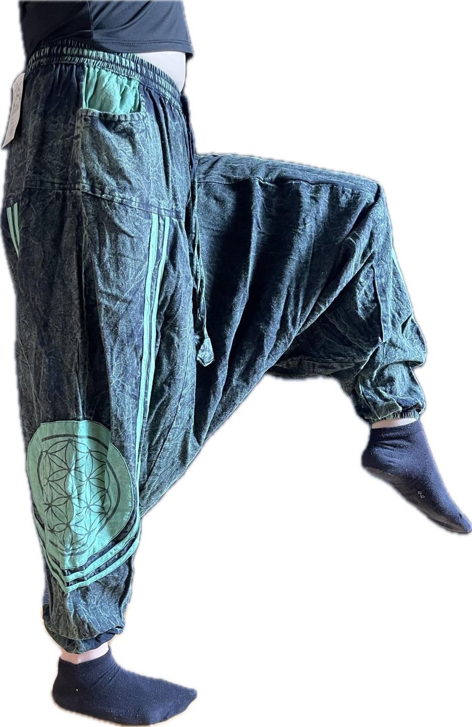 Grüne GOA-Hose