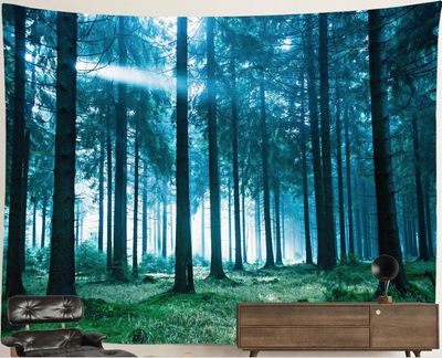 Nature Forest Tapestry: Deep Forest Mood Nature Forest Tapestry: Deep Forest Mood