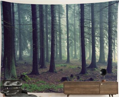 Nature Forest Tapestry: Moody Forest Nature Forest Tapestry: Moody Forest