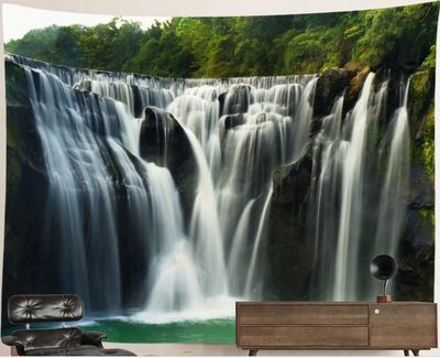 Waterfall Nature Tapestry: Grand Falls Waterfall Nature Tapestry: Grand Falls