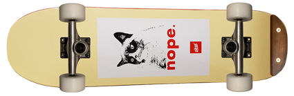 Freestyle Skateboard Über Nobe 7.5