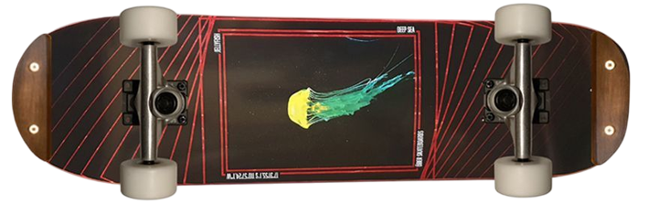 Freestyle Skateboard Über Jellyfish 7.5