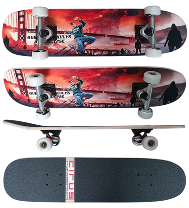 Freestyle Skateboard Guenter Mokulys 7.4" Flat-Nose