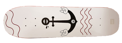 Freestyle Skateboard Über-Anker 7.5