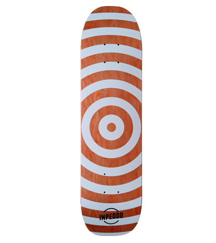 Freestyle Skateboard Inpeddo, Circles-Short & Wide 7.5" Deck