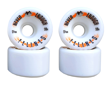 Never Enough Feline's 54mm 98a White