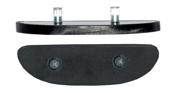 Skidplates Marshall-Skateboards 12,5 cm x 3,5 cm