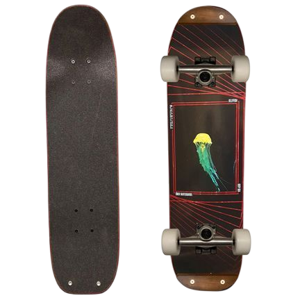 Freestyle Skateboard Über Jellyfish 7.5"x28.7" Komplett