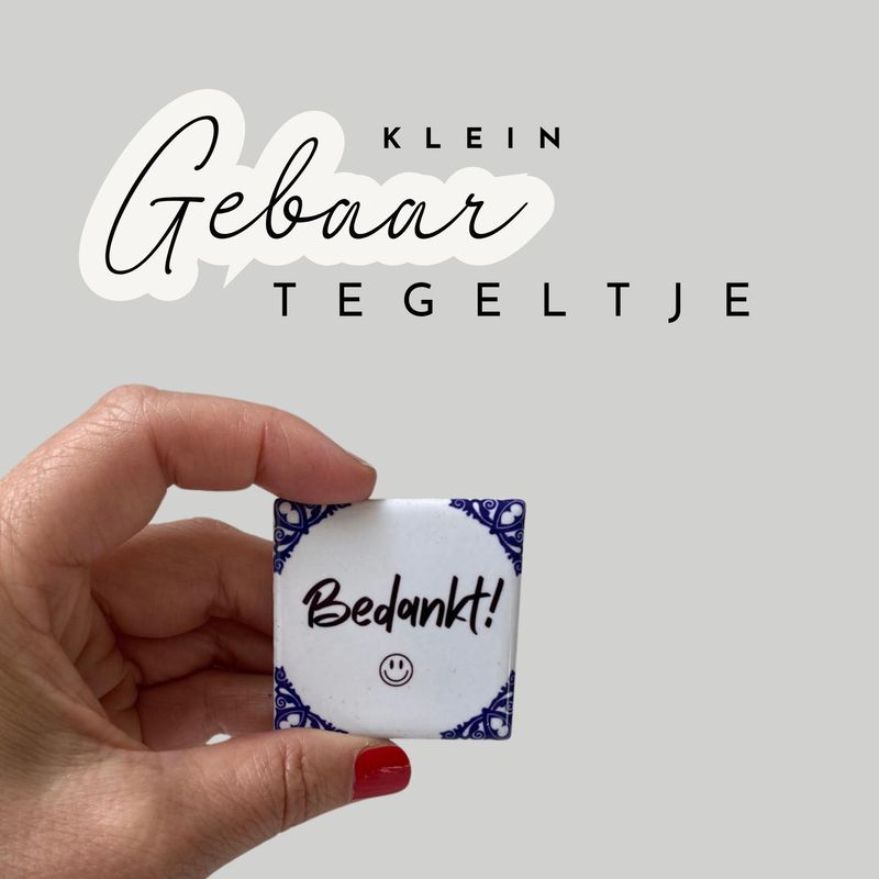 Bedankt!