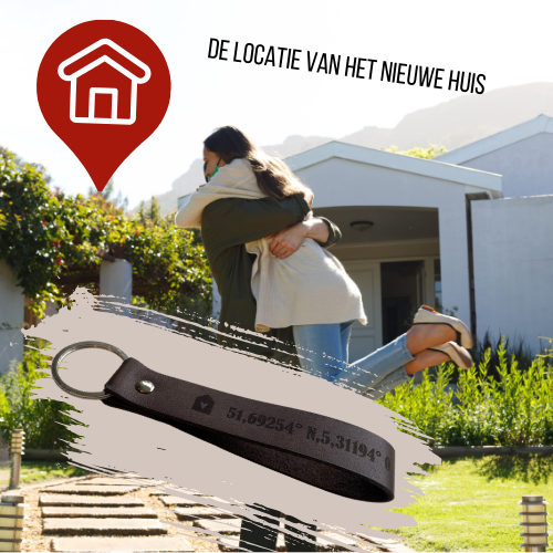 Leren sleutelhanger