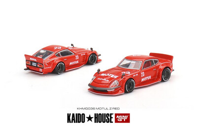 KAIDOHOUSE x MINI GT Nissan Fairlady Z Motul Red (KHMG036)