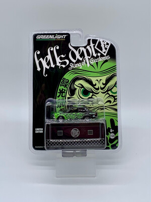 Greenlight Hell’s Dept. King of Customs Green Datsun 510 Limited Edition