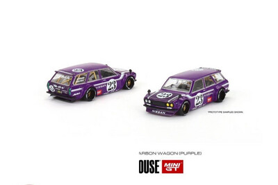 KAIDOHOUSE x MINI GT Datsun 510 Wagon Purple (KHMG062)