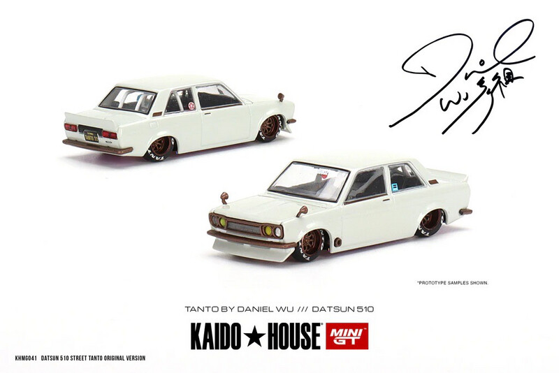 Image 159: KAIDOHOUSE x Daniel Wu Tanto Collaboration Datsun 510 Street (LHD) White (KHMG041)