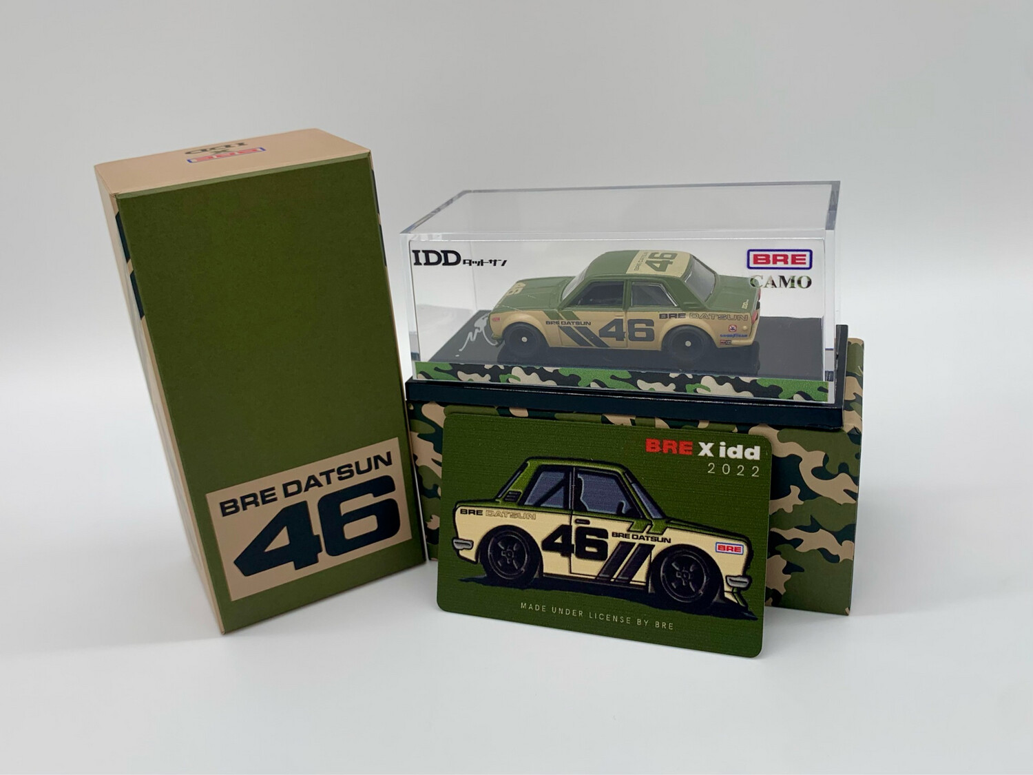 2022 BRE x IDD IDE9 Limited Edition Camo Datsun 510 | Peter Brock Signed