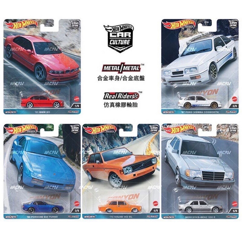 2023 Hot Wheels Car Culture Canyon Warriors Mix 3 Set of 5
