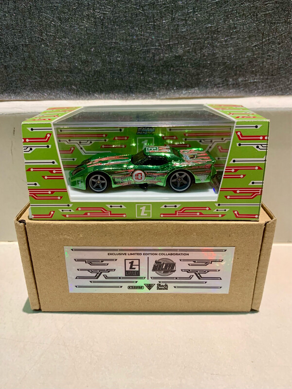 Image 169: Lamley Group x Malaya Mini Hobby '76 Greenwood Corvette #27/72 Hot Wheels Custom