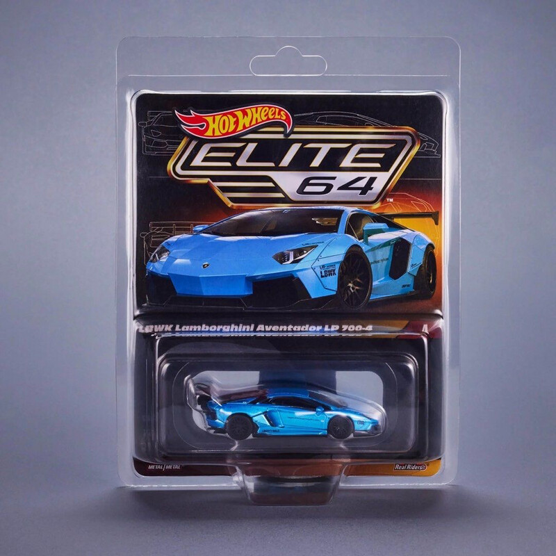 Image 177: 2023 Hot Wheels Elite 64 Series LBWK Lamborghini Aventador LP 700-4