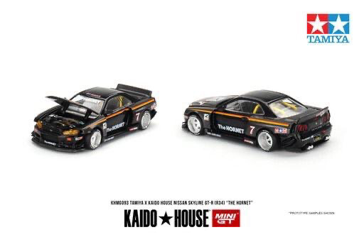 KAIDOHOUSE MINI GT x TAMIYA Nissan Skyline GT-R34 “The Hornet” (KHMG093)